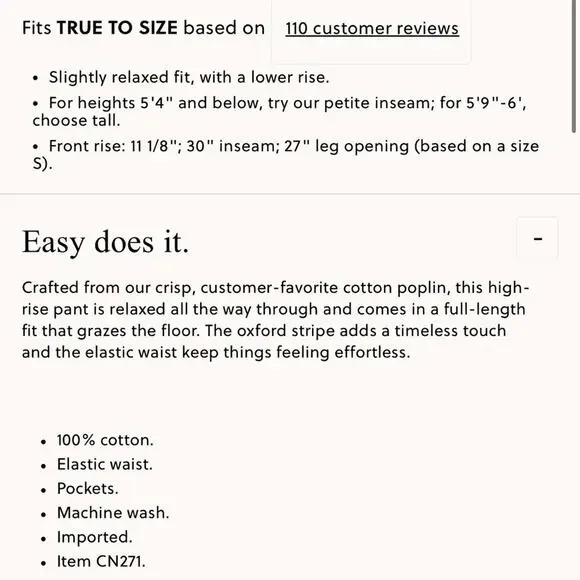 J.Crew Cosmo pant in oxford stripe - Picture 3 of 6